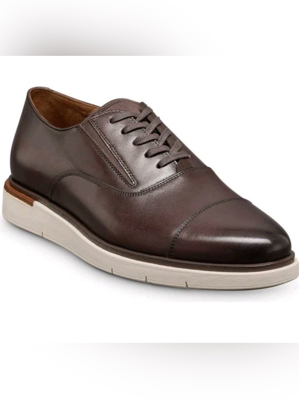 Allen Edmonds Carson Slip On Hybrid Tie 7392 Espresso Brown Oxford Men's SIZE9.5